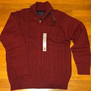 BNWT US POLO ASSN. Men’s Red Sweater SZ.S